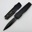 Microtech Luminary D/E DLC w/ Tritium Inlaid Slider & Bronze Apocalyptic Hardware Signature Series 1270-1DLCS-Z23