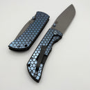McNees Performance Machined Mac 2 3.5" Gen 2 F Stonewash w/ Black/Blue Honeycomb Titanium Handles & MagnaCut