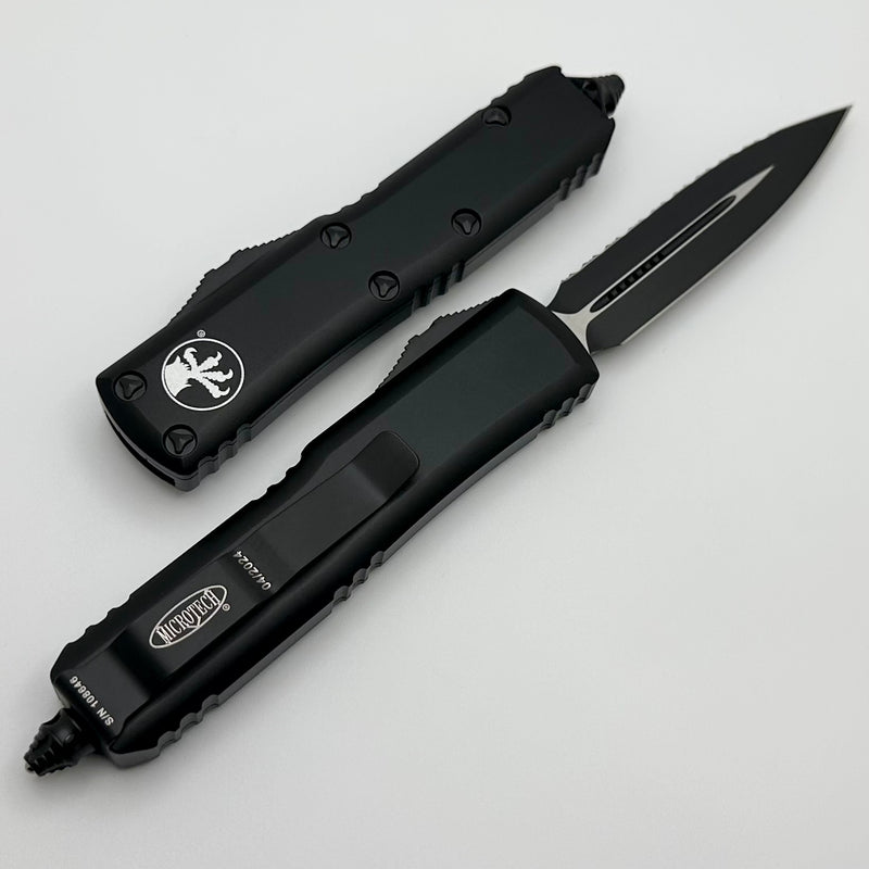 Microtech UTX-85 D/E Black Tactical Fully Serrated 232-3T