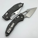 Microtech Knives Manual Stitch RAM LOK Fluted Carbon Fiber & Satin M390MK Signature Series 169RL-4FLCFS