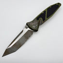 Microtech Socom Elite Tanto Edge Partial Serrated Manual Outbreak Signature Series 161-2OBS