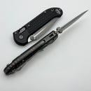 Microtech Knives LUDT Ram-Lok w/ Black Frag Handle & Apocalyptic Drop Point 1135RL-10APFR