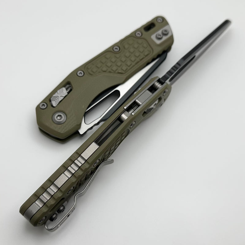 Microtech Knives MSI RAM LOK FRAG OD Green G-10 & Two Tone Black M390MK 210-1FRGTOD