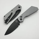 Discontinued Pro-Tech PT Plus Gray Aluminum Handle & DLC MagnaCut Blade PT203-GREY