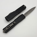 Microtech Ultratech Gen IV D/E Apocalyptic Double Full Serrated w/ Black Handle 11224-D12AP