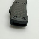 Pre Owned Microtech UTX-85 Carbon Fiber Top & D/E DLC MagnaCut Signature Series 232-1DLCTCFS