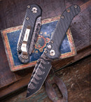 Microtech Marfione Select LUDT Gen III w/ Carbon Fiber Handle & Baker Forge Coppermai Tanto 1136-16MS1