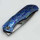 Poikilo Blade Anarcnide Fenrir FD 2 ZircuTi Handles & Mirror DLC Stonewash S125V