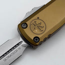 Grenade Blem Microtech Ultratech Gen IV D/E Stonewash Standard w/ Tan Handle 11224-10TA