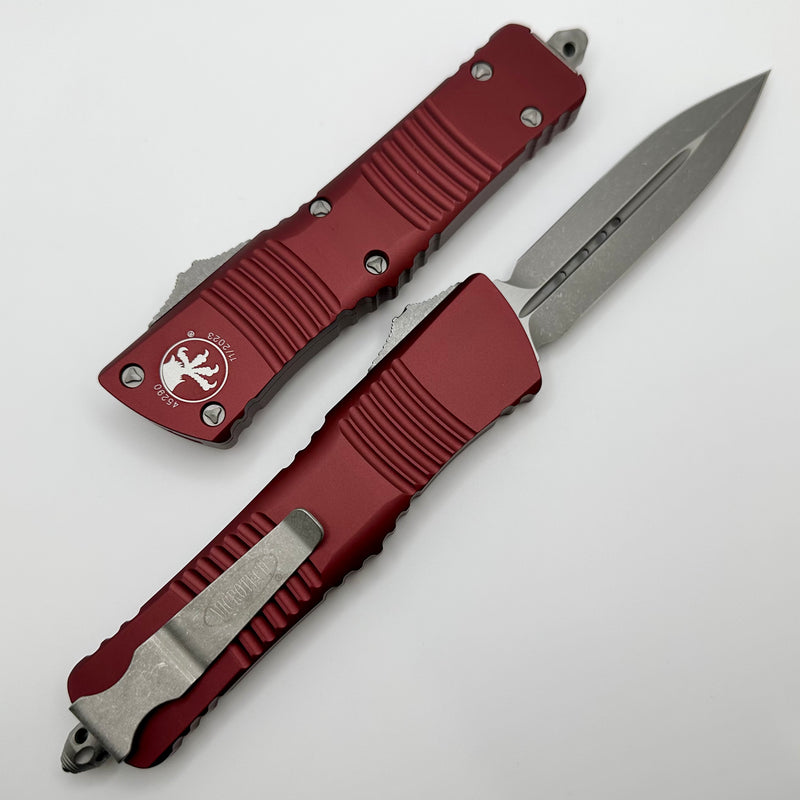 Microtech Combat Troodon Merlot Apocalyptic Standard 142-10APMR