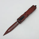 Microtech Dirac Double Edge Weathered Crimson Red 225-1WCM