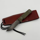 Medford 1881 Knife Works The San w/ OD Green G-10 & DLC 1095 CV Fixed Blade