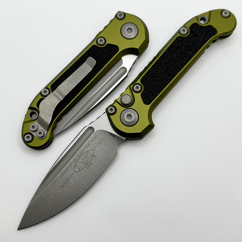 Microtech Knives LUDT Gen III Apocalyptic Drop Point w/ OD Green Handle 1135-10APOD ONE PER HOUSEHOLD