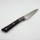 Microtech Paring Knife Black Cherry G-10/Titanium Bolster Handle w/ Stonewash M390MK 3500B-10BC