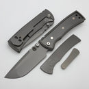 Chaves Knives Redencion 229 w/ Stonewash Titanium Integral Handle w/ Magnetic Radiation Ti Inlays & Drop Point M390