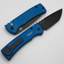 Chaves Pro-Tech Redencion 229 w/ Blue Handle & DLC Tanto S35VN Blade Show Texas RCR1103-Blue