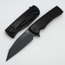 Chaves Knives Street Sangre Flipper Black PVD w/ Titanium Integral Handle & M390