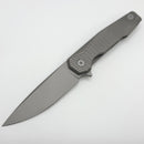 Uldanov Custom Knives R1 w/ Milled Titanium & M390 Flipper