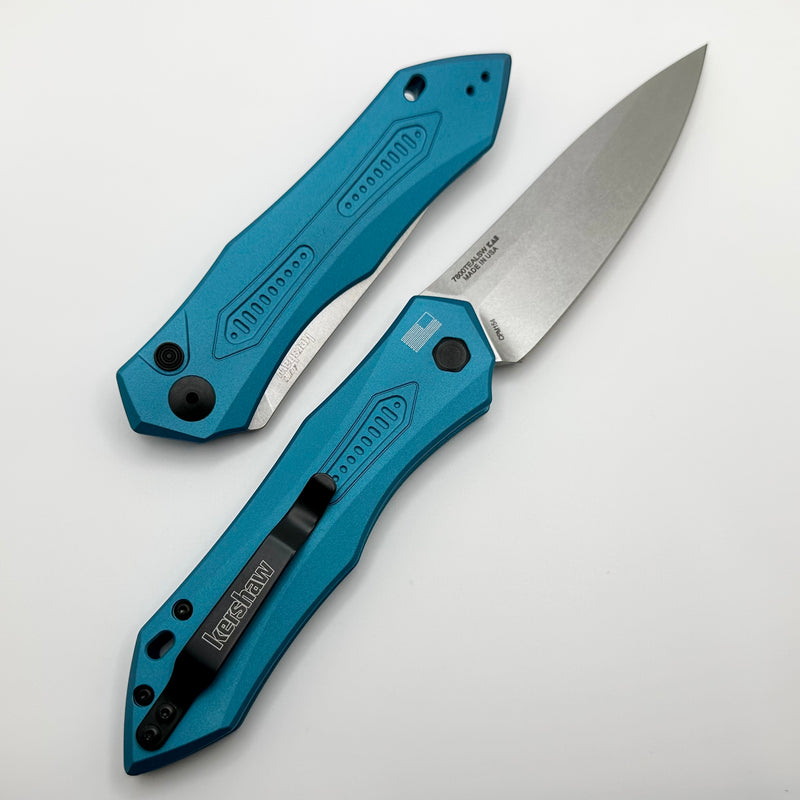Kershaw Launch 6 Teal & CPM-154 7800TEALSW