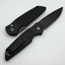 Pro-Tech TR-3 X1 Black “Fish Scale” Handle & Black 154-CM Blade TR-3 X1
