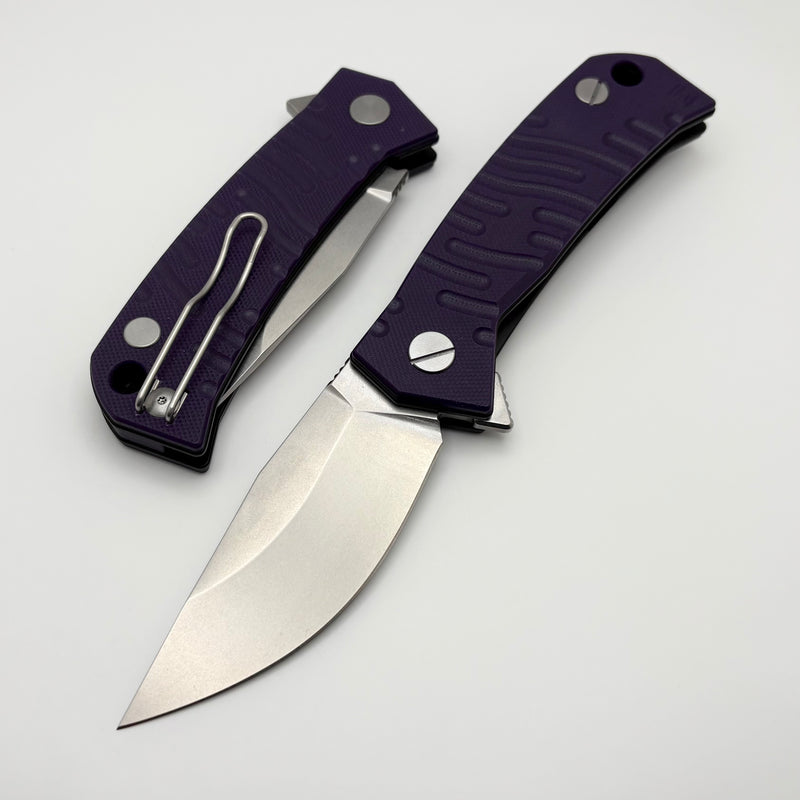 Custom Knife Factory - Echo Um Violet G-10 & CPM-S35VN