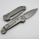 Microtech Marfione Select LUDT Gen III Slab Side Titanium Handles w/ Bronze Accents & Stonewash S/E 1135-10MS7