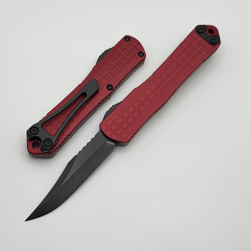 Heretic Knives Manticore S Red Grenade Frag w/ DLC Bowie Magnacut H022BF-6A-RED