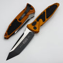 Microtech Socom Elite Auto w/ Orange Tangerine Handles & Black Tanto 161A-1OT