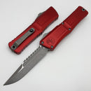 Microtech Knives Combat Troodon Gen III Apocalyptic Interceptor w/ Red Handle Signature Series 1217-10APRDS
