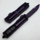 Microtech Scarab 2 Gen 3 Spine Fluted S/E Tactical Standard w/ Weathered Purple Handle 1278-1WPU