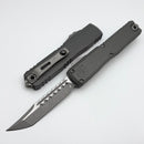Microtech Ultratech ZBP Hellhound Apocalyptic Natural Clear Signature Series 1119-10APNCS