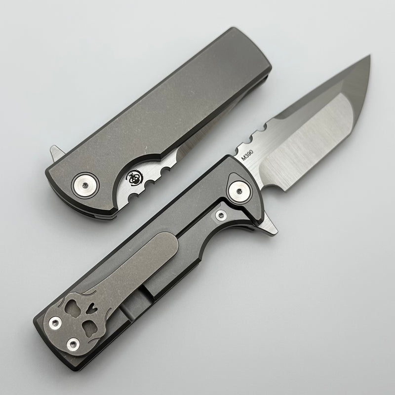 Chaves Knives T.A.K Ambidextrous Knife Tanto M390 & Titanium Integral Gen 2