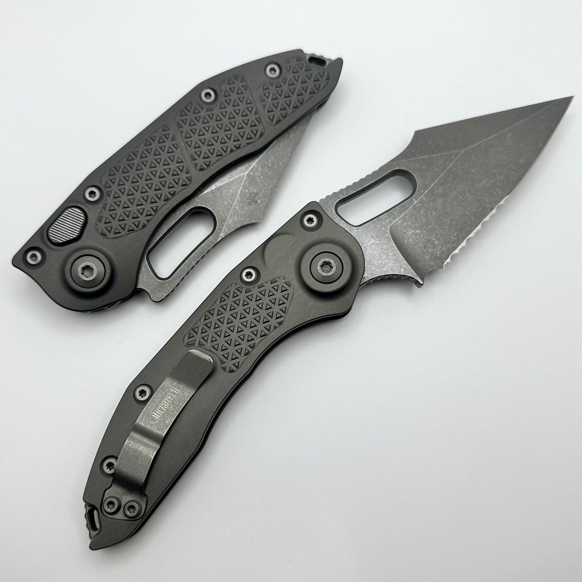 Borka Blades チタニウム チタン ロゴ  パッチ モラルパッチ Borka Blades Ti2Designs Stitch Patriot Titanium Handle Satin Rock