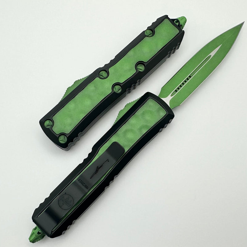 Microtech Daytona Green Mamba D/E Signature Series 126-1BIGMS