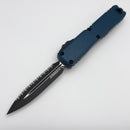 Microtech Ultratech Gen IV D/E Full Serrated w/ Deep Ocean Handle 11224-3DO