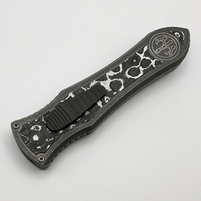 Hawk Designs Model C Deadlock Titanium w/ Fat Carbon & DLC MagnaCut Blade w/ DLC Slide/Clip