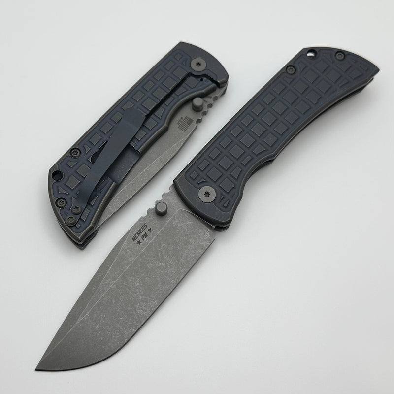 McNees Performance Machined Mac 2 3.5" Blue & Bronze Atomic Frag w/ Matte Stonewash MagnaCut