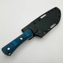 McNees Ridge Runner 3.6" Fixed Blade Blue/Black G-10 w/ Atomic CPM-3V