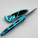 Microtech Socom Elite Auto w/ Apocalyptic T/E Partial Serrated & Turquoise Handle 161A-11APTQ
