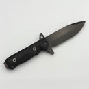 Medford 1881 Knife Works AIO-2 w/ Black G-10 & DLC 1095 CV Fixed Blade