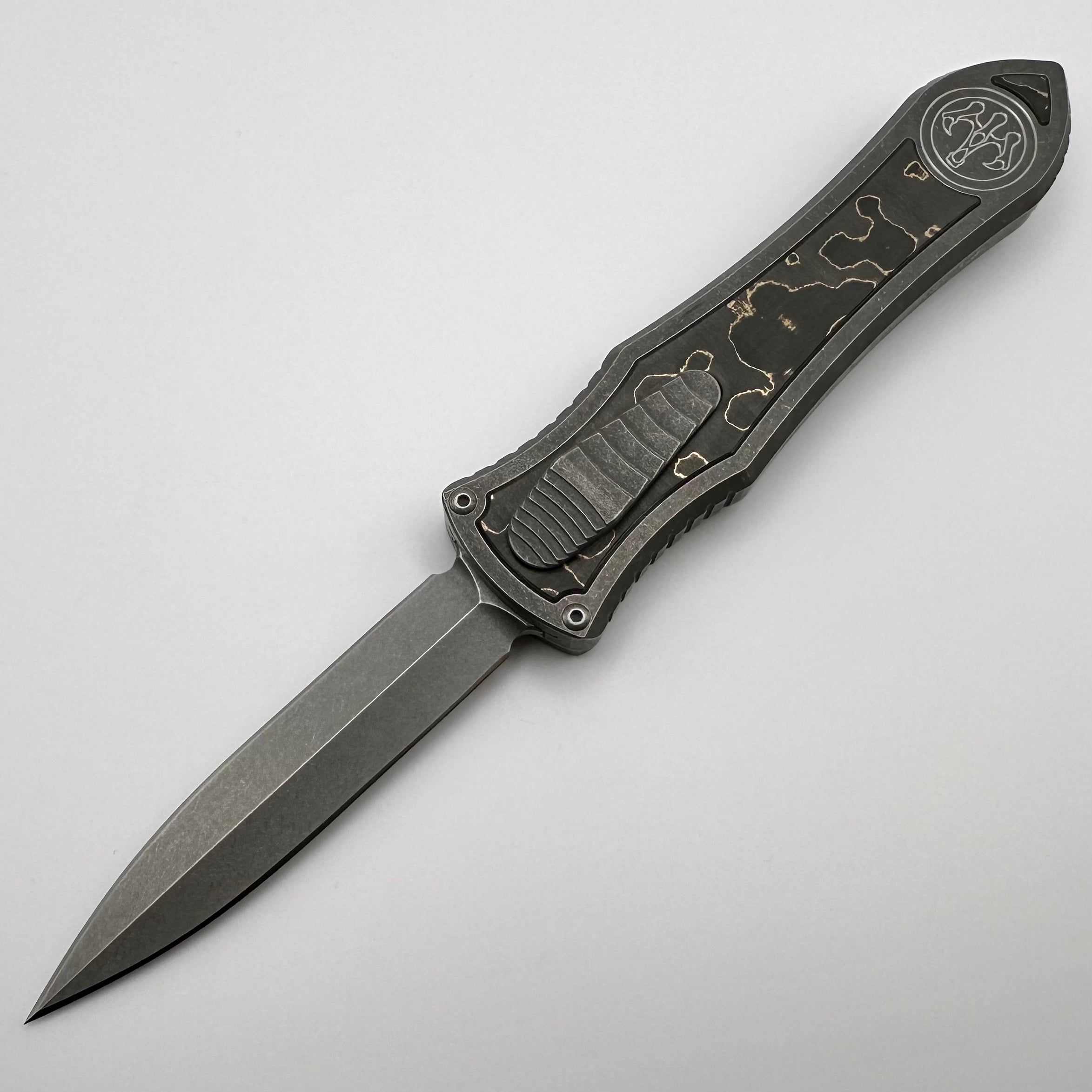Hawk Designs Model C Deadlock Titanium w/ Fat Carbon & Stonewash Magna