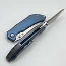 Kansept Knives Tipper Blue Ano Titanium Handles w/ S35VN K1079A1