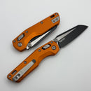 Microtech MSI RAM LOK Mini Orange Fluted Aluminum Handles w/ Black M390MK 210M-1FLOR