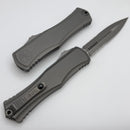 Microtech Knives Hera II Apocalyptic Natural Clear Double Edge Partial Serrated 1702-11APNC