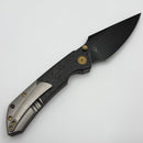 Kansept Knives Fenrir Carbon Fiber & Titanium Handle w/ S35VN K1034A1