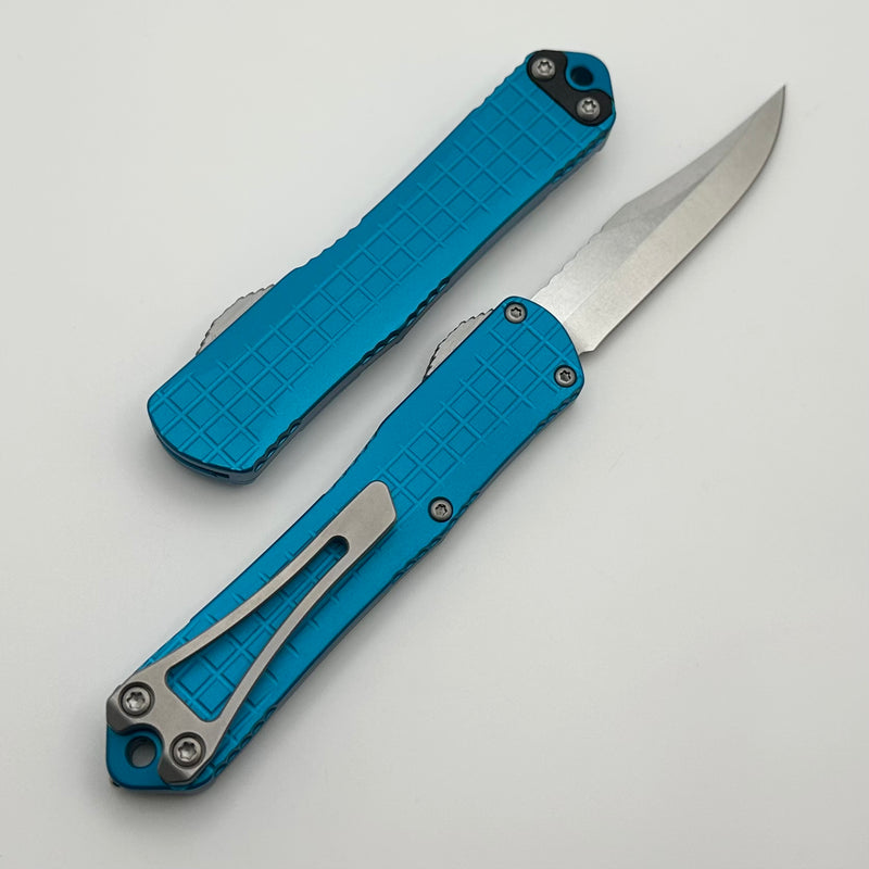 Heretic Knives Manticore S Turquoise Frag & Stonewash Bowie MagnaCut  H022BF-2A-TQ