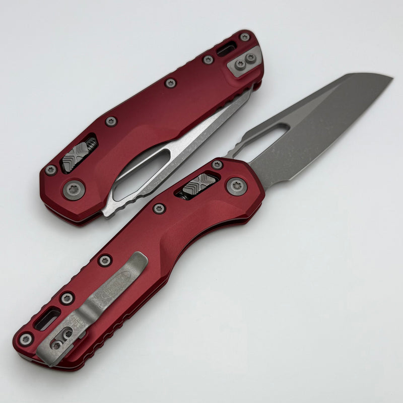 Microtech Knives MSI RAM LOK Merlot Aluminum & Apocalyptic M390MK 210-10APMR