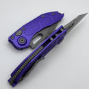 Microtech Borka Stitch Auto w/ Purple Handles & Apocalyptic M390 169-10APPU
