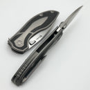 Reate Knives Iron-X Titanium & Carbon Fiber Inlaid Handles w/ Satin M390