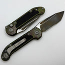 Microtech Knives LUDT Gen III Outbreak Tanto Partial Serrated 1136-2OBS